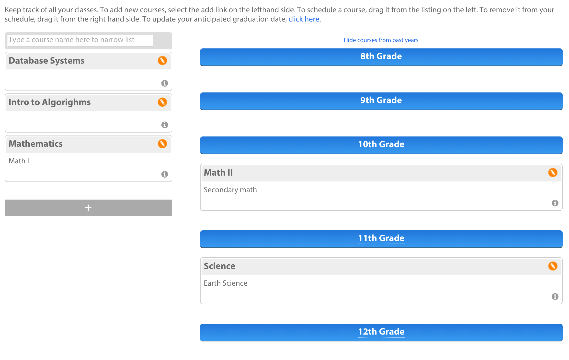 Course Planner