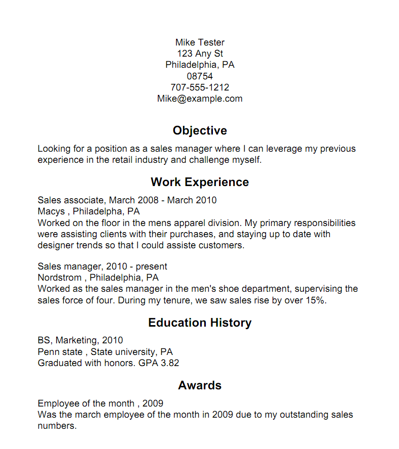 creating a resume cv template resume examples
